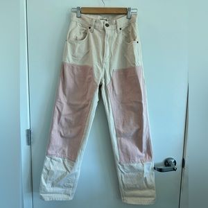 Rudy Jude Color Block Denim (Peach) Size 2